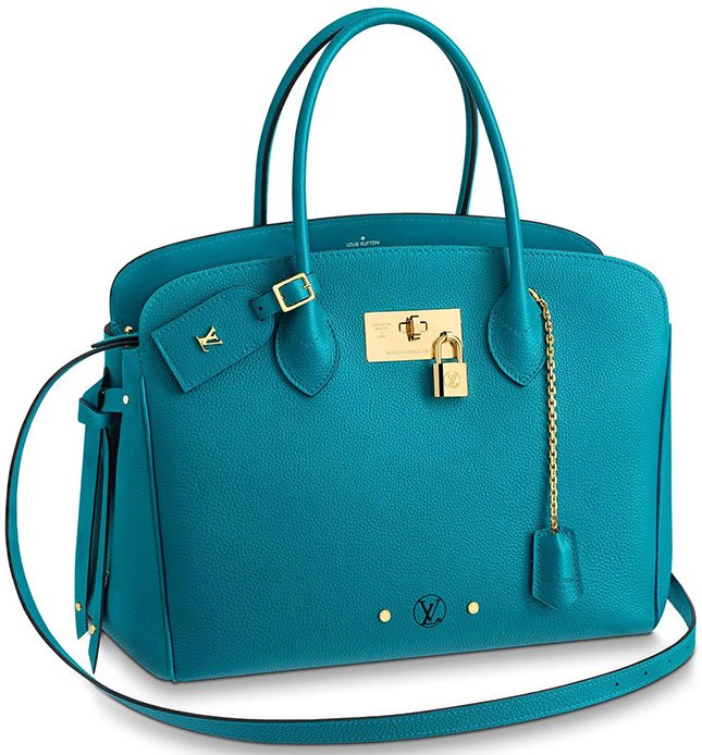 Louis Vuitton 2019 Veau Nuage Milla MM - Green Handle Bags