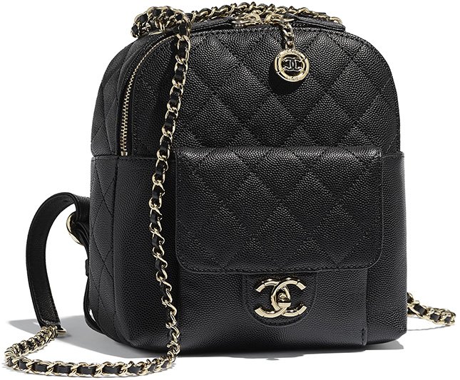 chanel cc day backpack