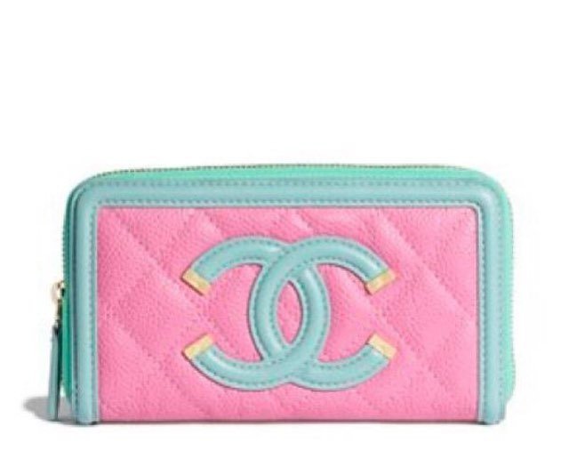 Chanel CC Filigree Wallets And Coin Purse