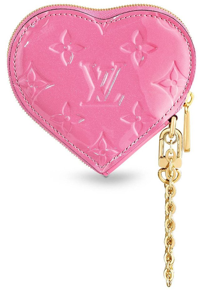 Louis Vuitton Porte Monnaies Cruer Gold Monogram Miroir Heart