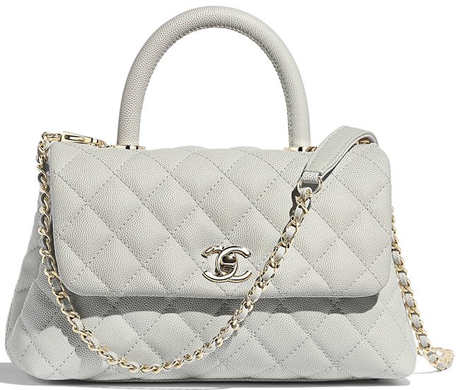 Chanel #CHANELSpringSummer Mini Flap Bag With Top Handle - BAGAHOLICBOY