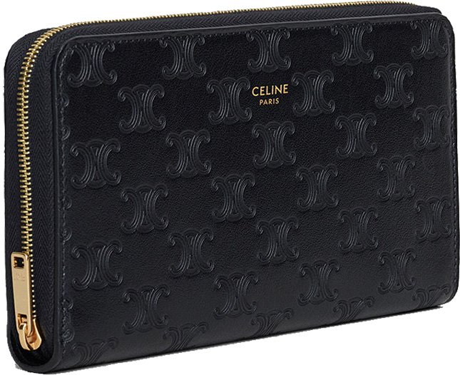 Celine Triomphe Zip Wallet And Introducing The Triomphe CC Pattern
