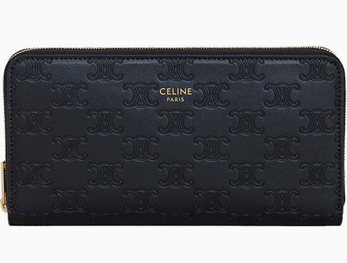 Celine Triomphe Zip Wallet And Introducing The Triomphe CC Pattern thumb