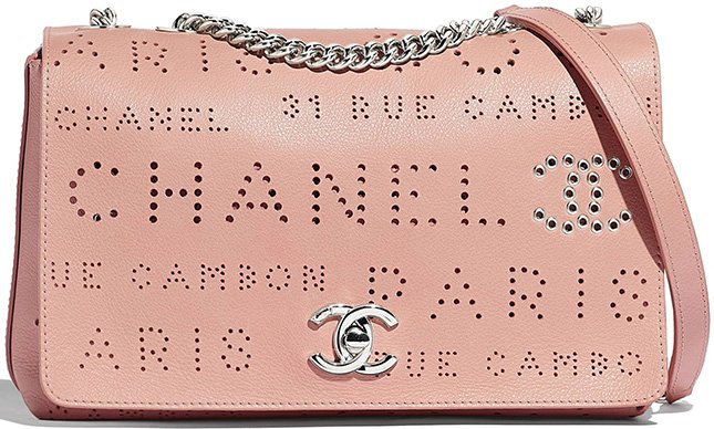 Chanel Eyelet Logo Bag