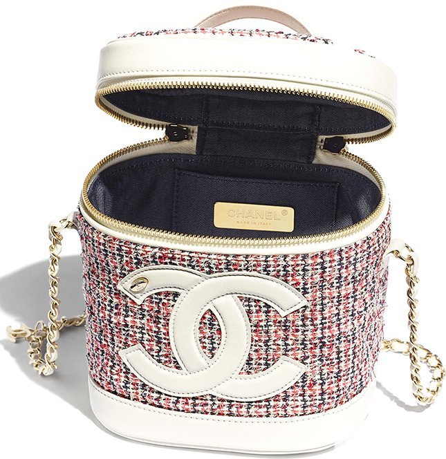 Chanel Tweed Vanity Case
