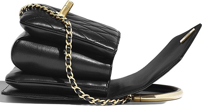Chanel Gold Top Handle Bag