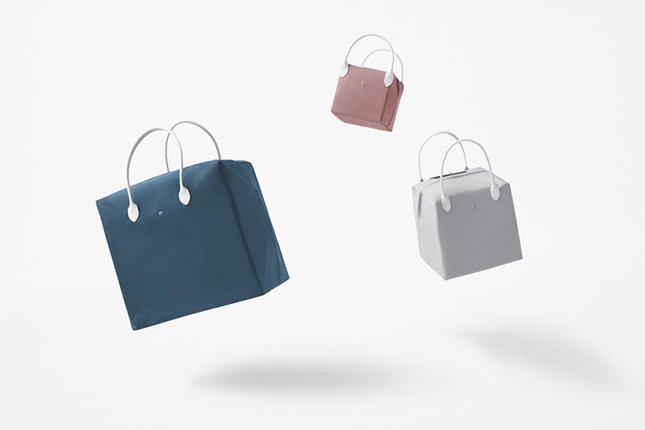 Longchamp x Nendo Katachi Bag collection
