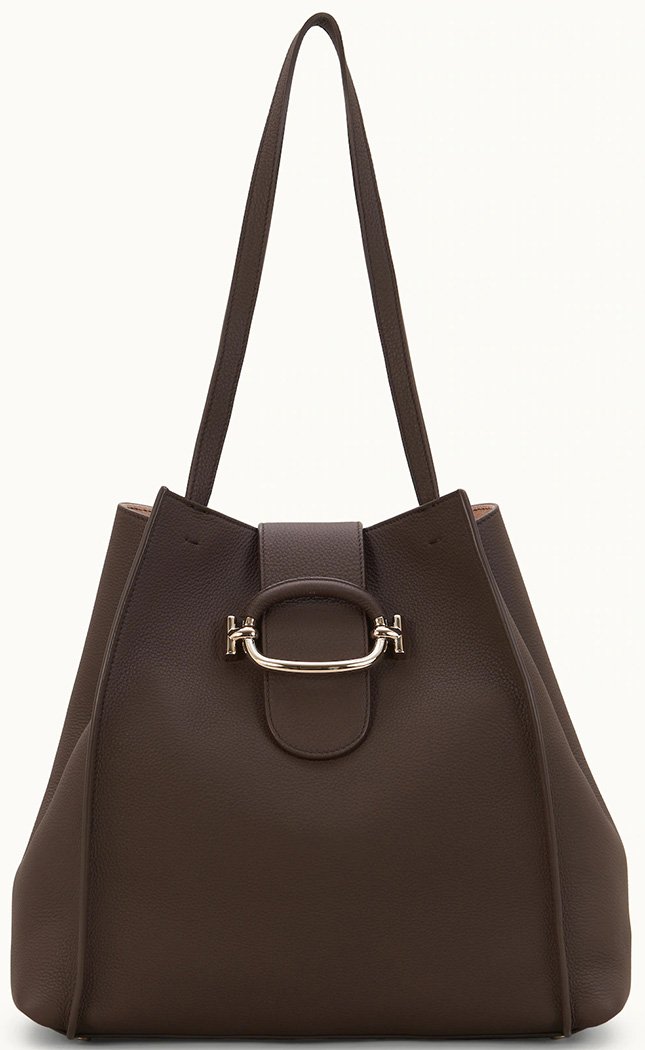 Tods Double T Shopping Bag With Ring