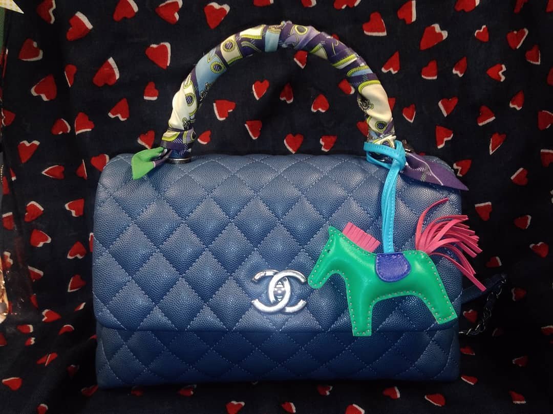 Chanel Silk Twill For Your Bag Handle