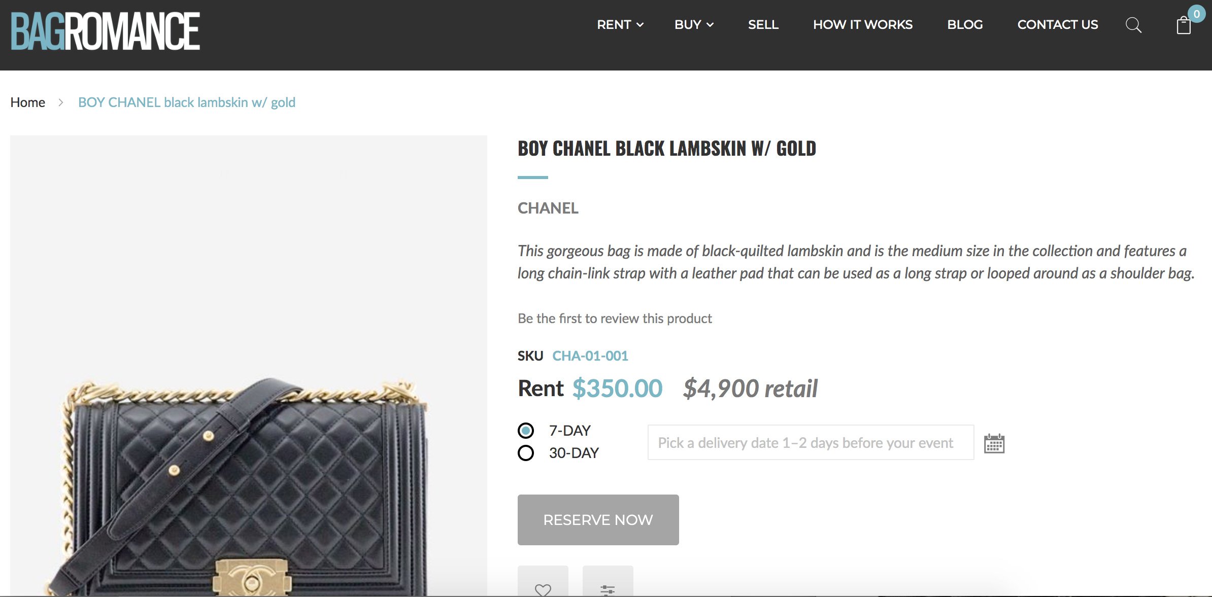 How To Rent A Chanel Bag