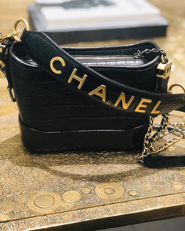 Chanel's Gabrielle Croc-Embossed Bag 