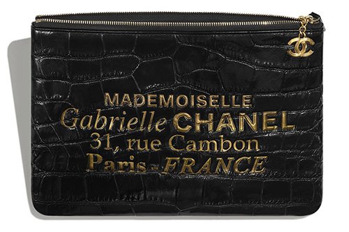 Chanel Mademoiselle Gabrielle Signature Pouches thumb
