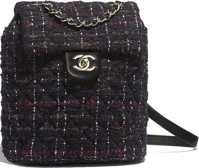 Chanel Large Urban Spirit Backpack - Blue Backpacks, Handbags - CHA777836