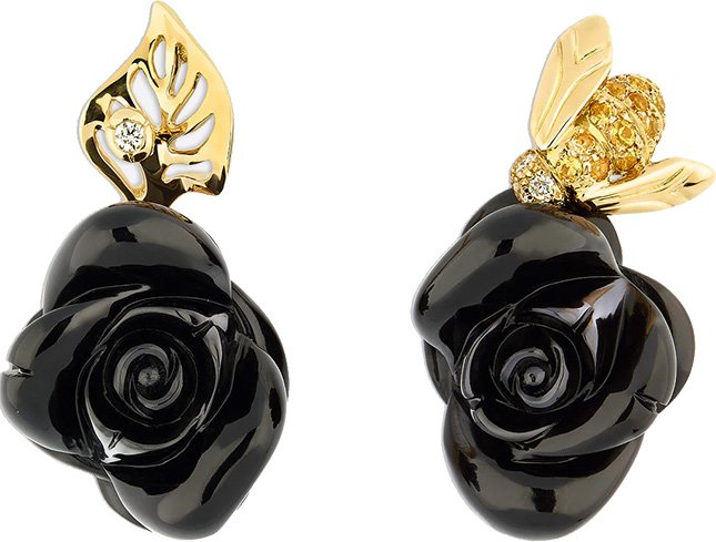 Dior Rose Earring Collection