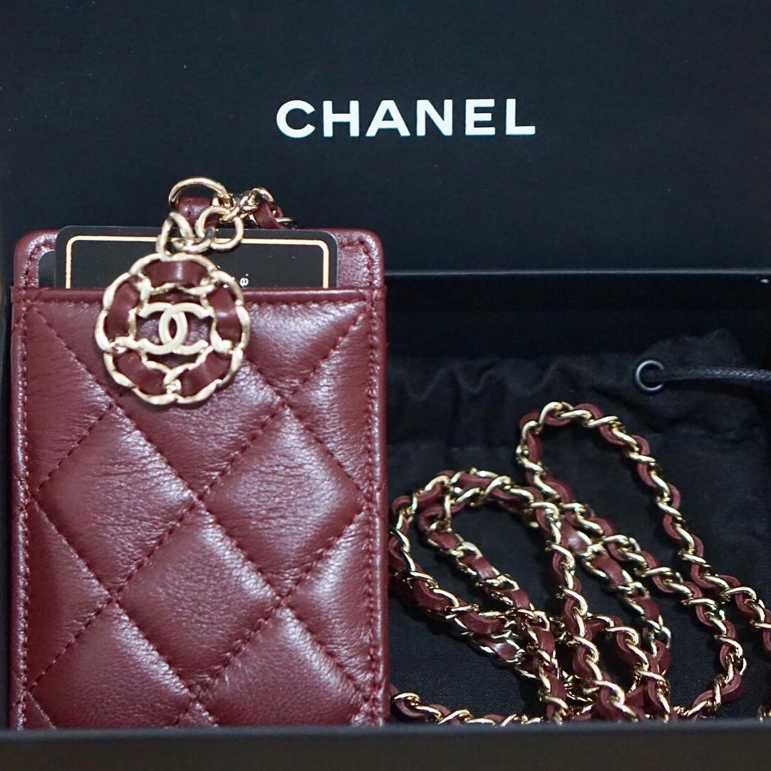 Chanel Chain Card Holder