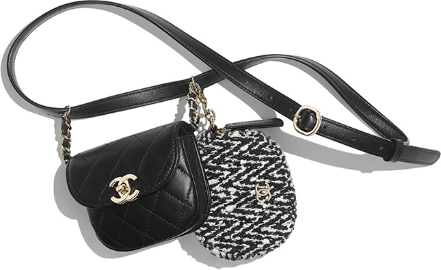 Chanel Mini Waist And Coin Purse Bag