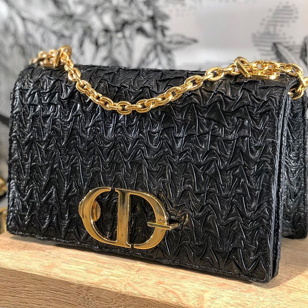 30 Montaigne Chain Bag Grey  Womens Dior Handbags ⋆ Rincondelamujer