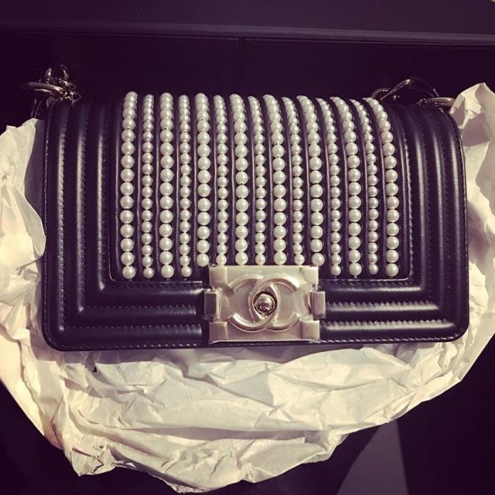Chanel Boy Vertical Pearl Bag | Bragmybag