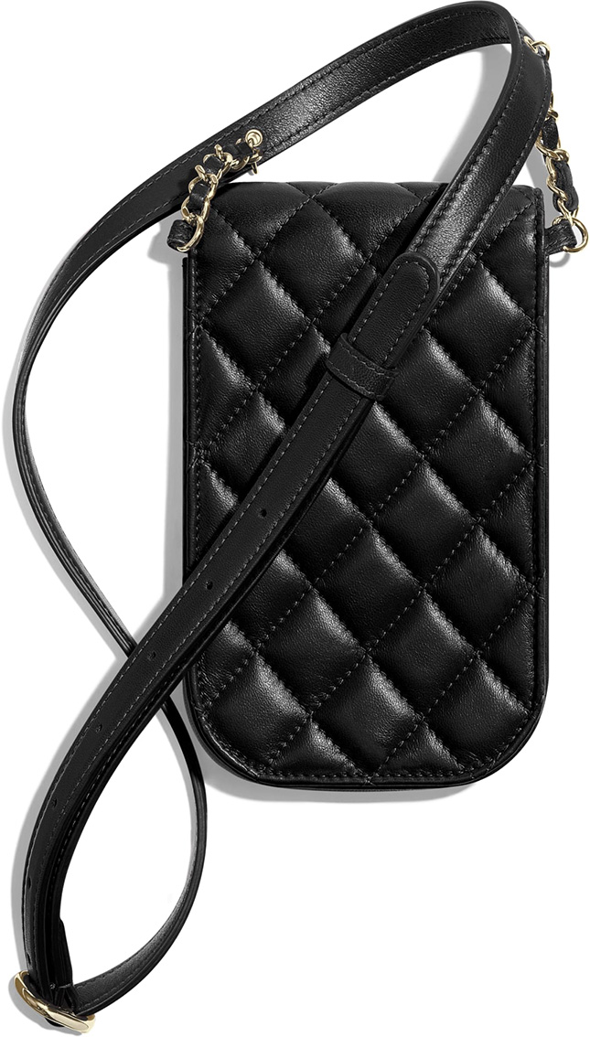 Chanel Phone Clutch With Chain and Waist Bag