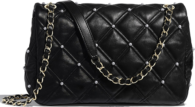 Chanel Quilted With Pearl Bag For the FW Collection