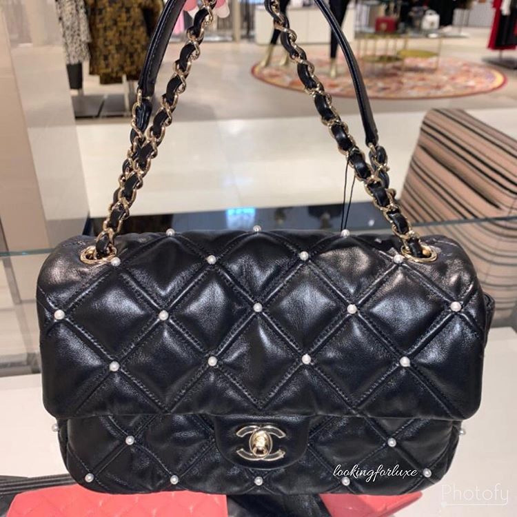 Chanel Quilted With Pearl Bag For the FW Collection