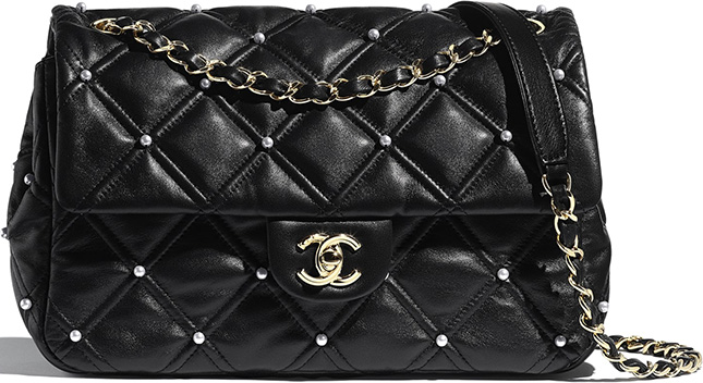 Chanel Quilted With Pearl Bag For the FW 2019 Collection