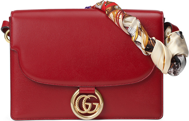 Gucci Bag with Scarf