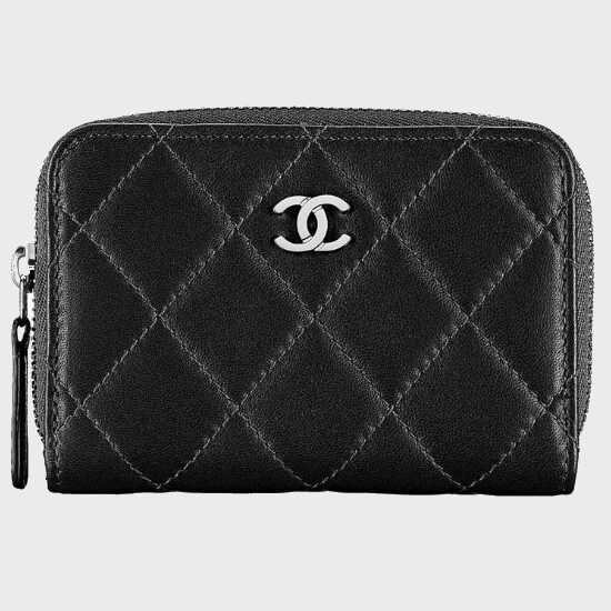chanel classic zipped coin purse