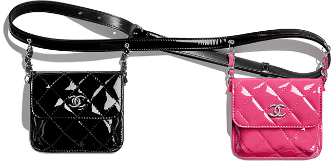 Chanel Double Mini Flap Waist Bag