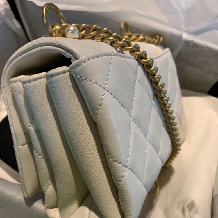 Chanel Pearl CC Clasp Bag