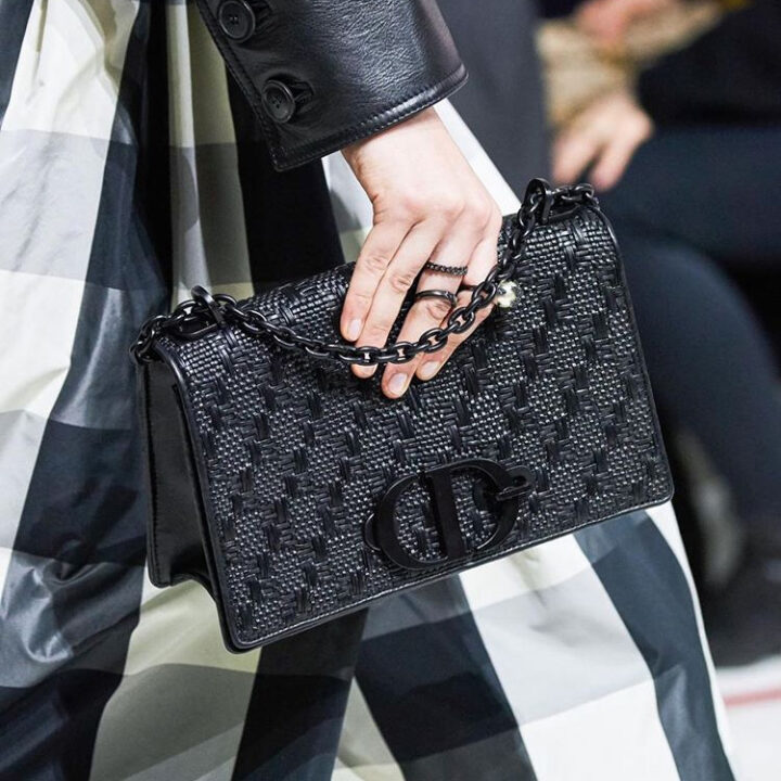 Dior All Black 30 Montaigne Bag With New Print | Bragmybag