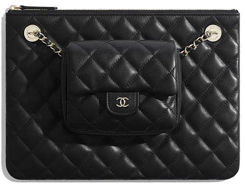 Chanel Case with Square Flap Bag thumb