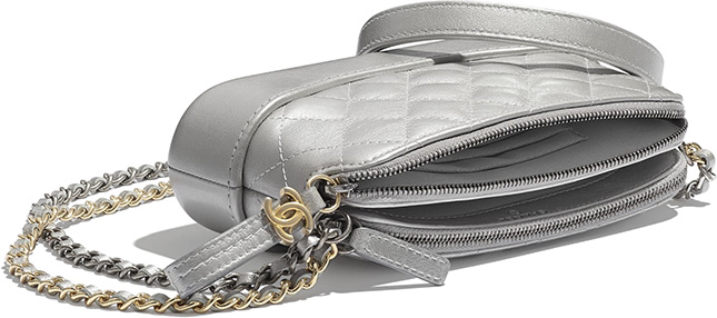 Chanel Gabriele Clutch With Gold And Silver Chain