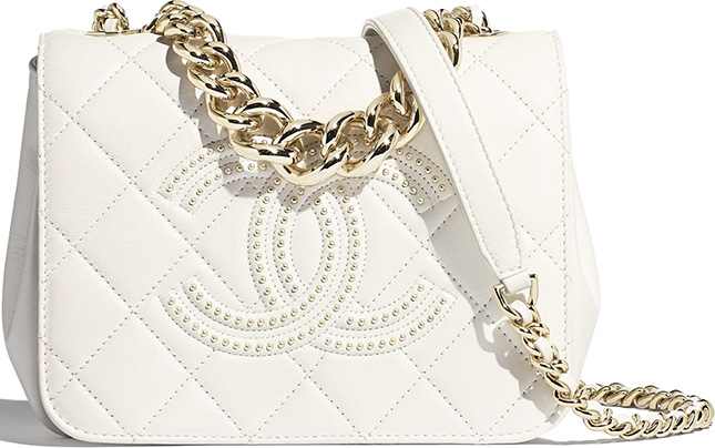 Chanel Gabrielle CrocEmbossed Bag With Signature Strap Black Embossed   ＬＯＶＥＬＯＴＳＬＵＸＵＲＹ
