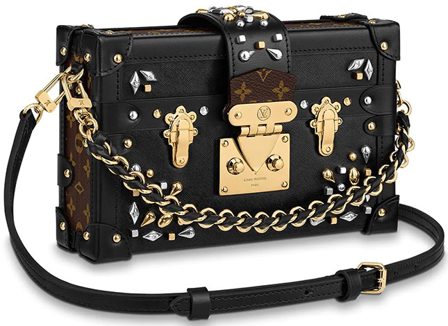 Louis Vuitton Edgy Rock Chic Petite Malle Bag