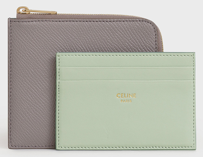 Celine Zipped Purse With Removable Card Holder