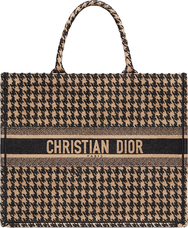 christian dior black tote bag