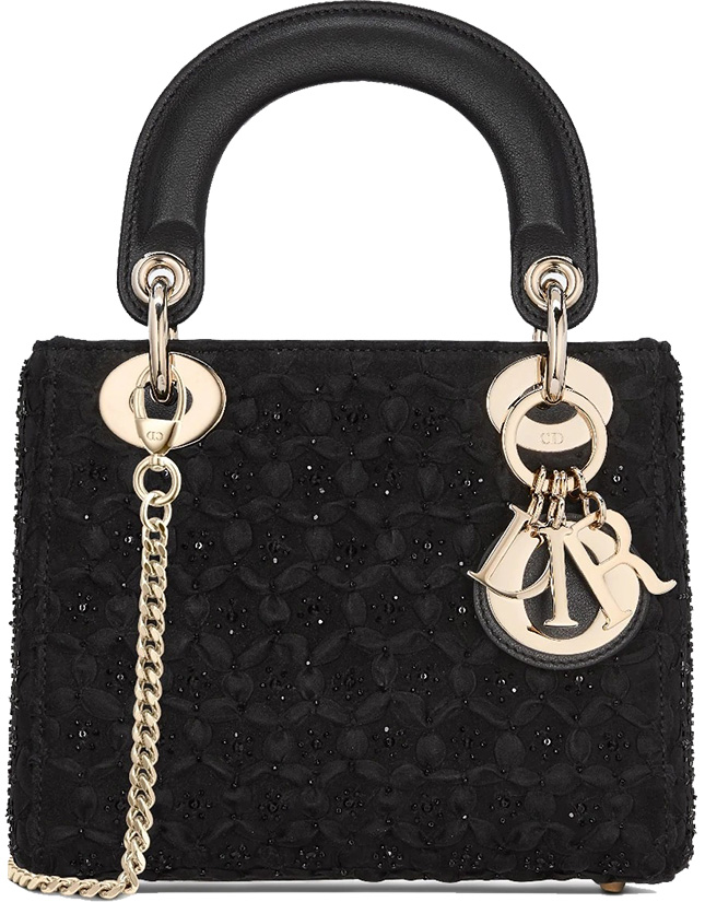 Lady Dior Stone And Beads Bag