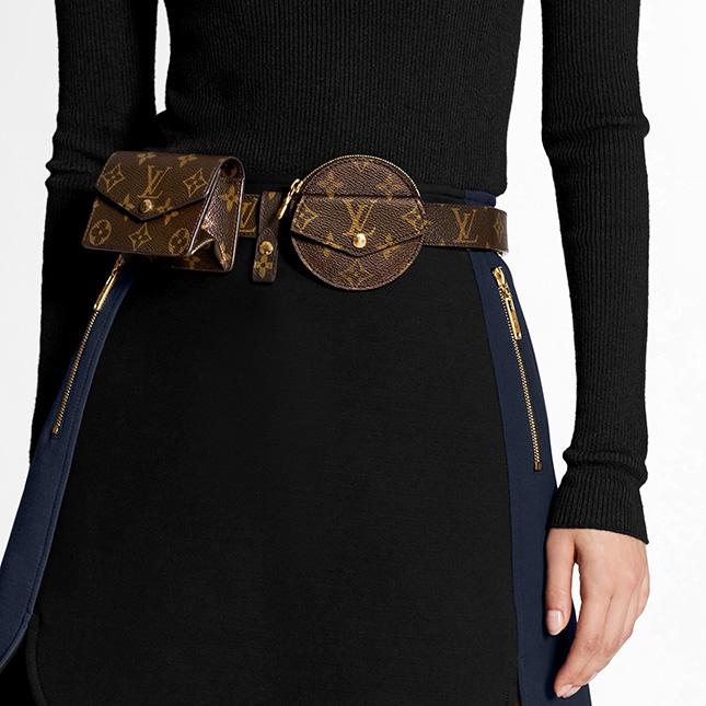 Louis Vuitton Daily Multi Pocket Belt Monogram Canvas Medium 70 - ShopStyle
