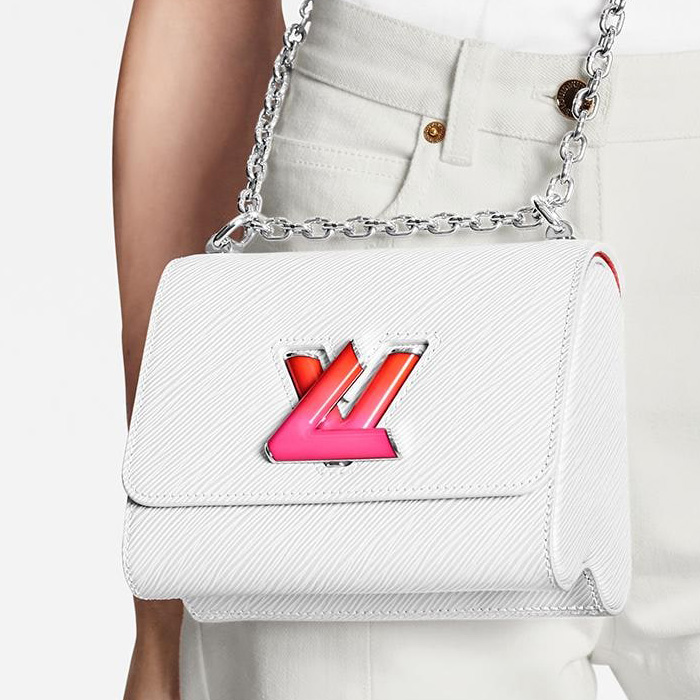 Twist Handbag Limited Edition Blossom Monogram Canvas MM