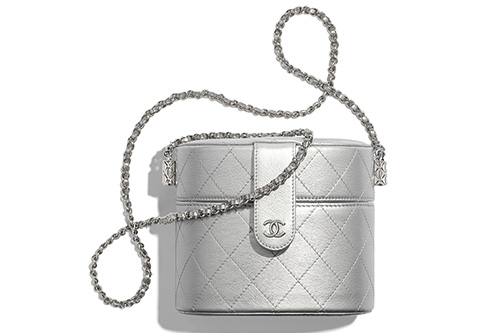 Chanel Round Vanity Clutch With Chain thumb