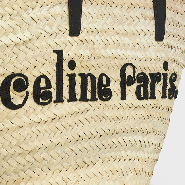 Celine Classic Panier Raffia Bag