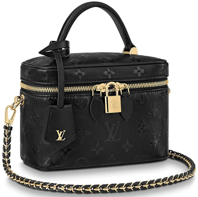 Louis Vuitton Vanity Braided Leather Chain Bag