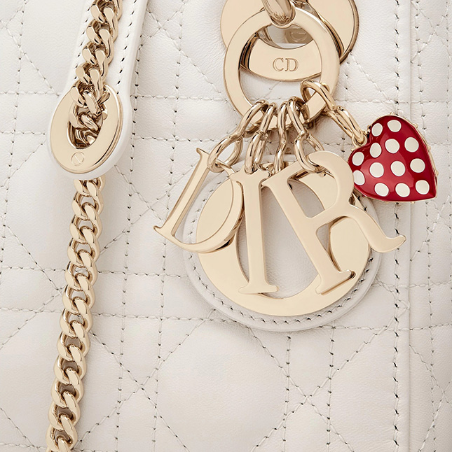 Two Favorite Lady DiorAmour Bag With Love Charms