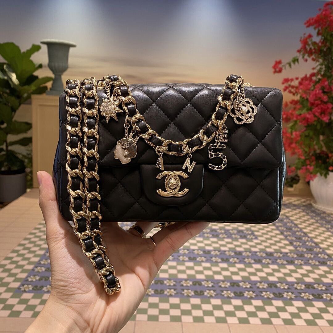 Chanel Multi Charm Classic Bag