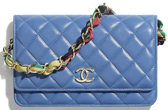 Chanel Ribbon Chain Small Leather Goods