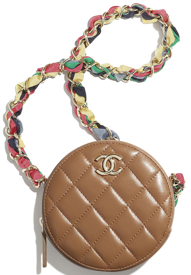 Chanel Ribbon Chain Small Leather Goods