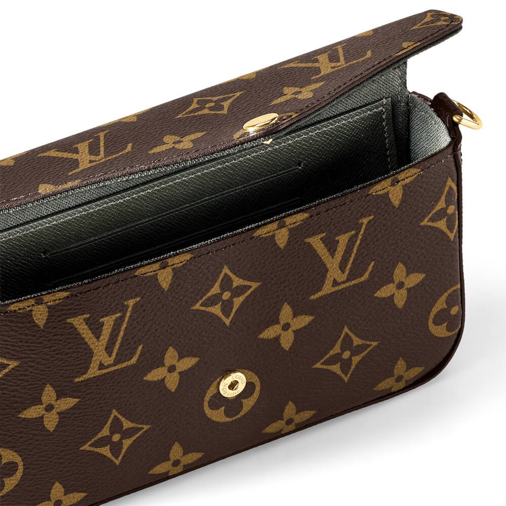 Louis Vuitton Womens Felicie Strap Go Bag Monogram Canvas – Luxe Collective
