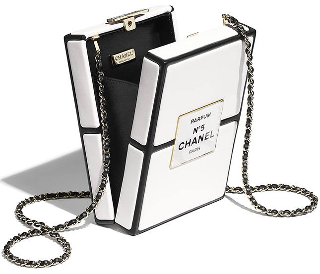 Chanel No. Parfum Box Evening Clutch