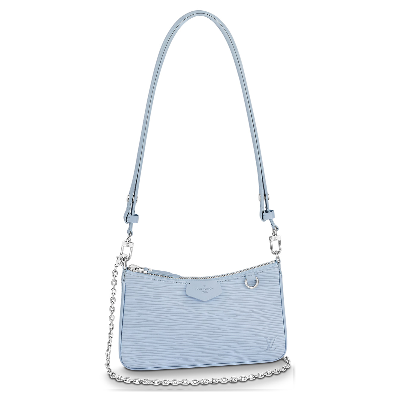 Louis Vuitton Easy Pouch On Strap Epi Leather Blue